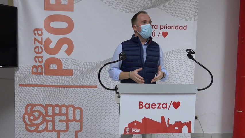 Alfonso García critica, desde el PSOE de Baeza, la gestión de la Junta de Andalucía en materia de agricultura