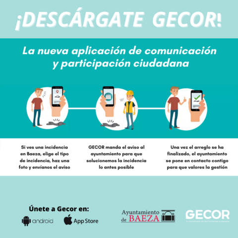 La App de incidencias del Ayuntamiento de Baeza recibe 215 avisos de los que más del 70% han sido resueltos