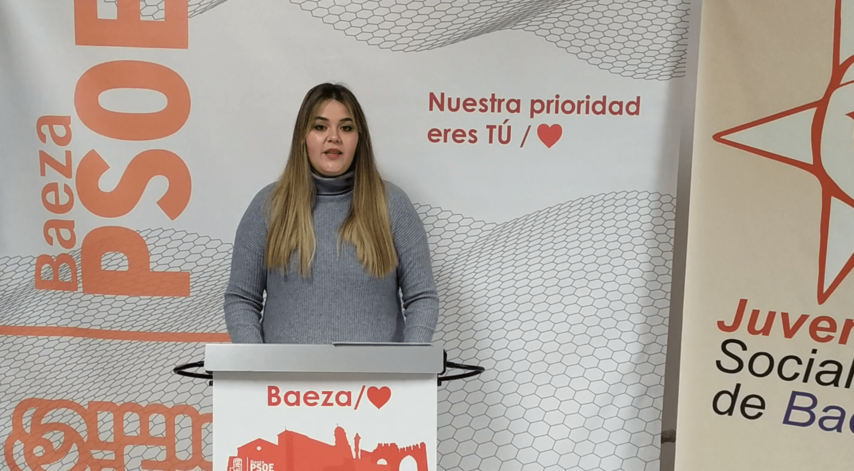 Juventudes socialistas de Baeza agradece a la ciudad su colaboración con el comercio local y la recogida de juguetes