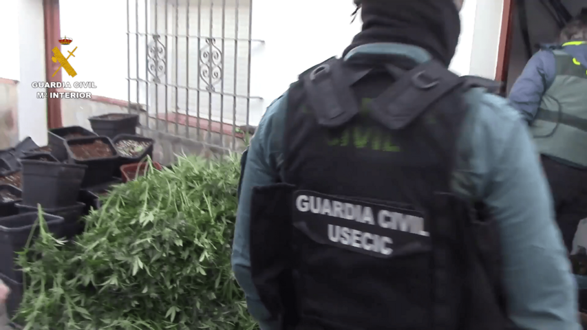 La Guardia Civil desarticula una organización dedicada al tráfico de drogas con destino Europa utilizando camiones de gran tonelaje