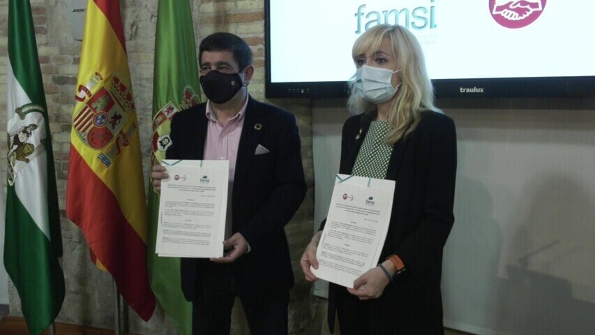 Firmado convenio de colaboración entre UGT Andalucía y FAMSI