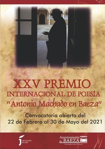 Convocada la XXV edición del Premio Internacional de Poesía “Antonio Machado en Baeza”