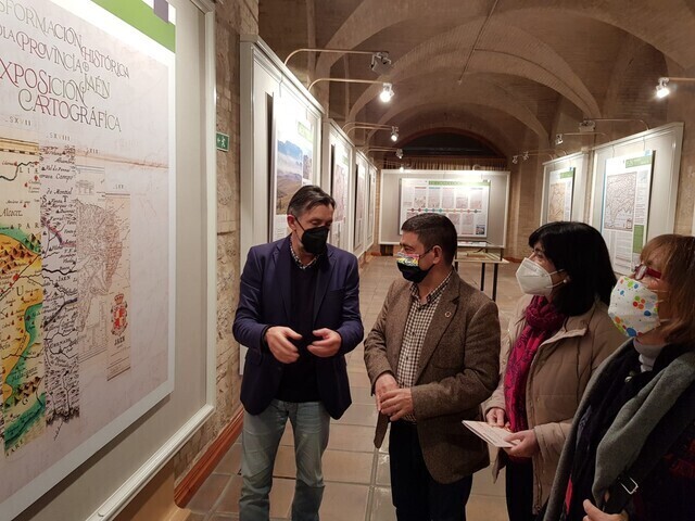 La Diputación acoge una muestra de cartografía histórica que refleja la evolución territorial de la provincia de Jaén