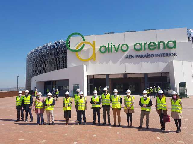 El Palacio de Deportes Olivo Arena supera el 98% de su ejecución, a escasos días de concluir las  obras