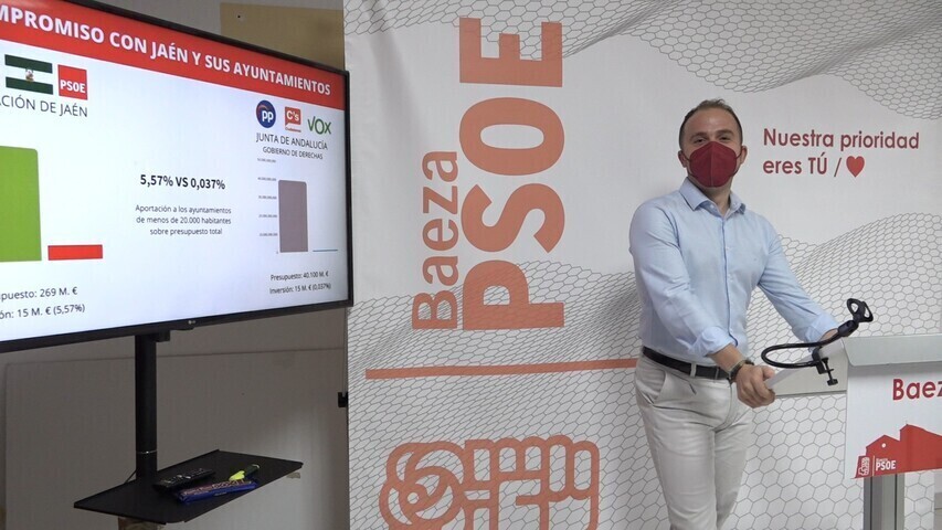 Alfonso García denuncia, desde el PSOE de Baeza, el abandono de La Junta a los ayuntamientos de Jaén 2 ALFONSO 1.56.1