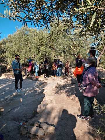 Éxito en las visitas guiadas organizadas a las excavaciones arqueológicas de El Altillo de Rus 2 Rus Yacimiento Altillo1