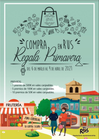 Nueva campaña en Rus de apoyo al Comercio Local, «Regala Primavera»