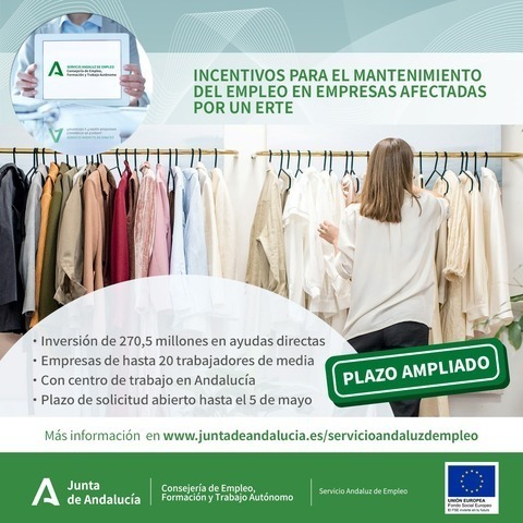 Empleo amplía el plazo y los sectores que pueden solicitar las ayudas para mantener el empleo en empresas afectadas por un ERTE