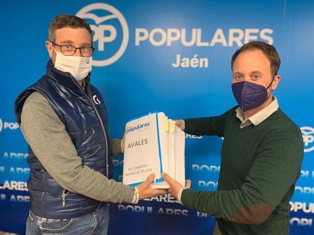 Erik Domínguez presenta un total de 1.208 avales para liderar el Partido Popular de Jaén