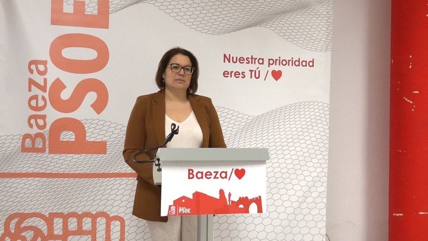 La secretaria de organización del PSOE de Baeza presenta el Plan de Recuperación impulsado por el gobierno de España