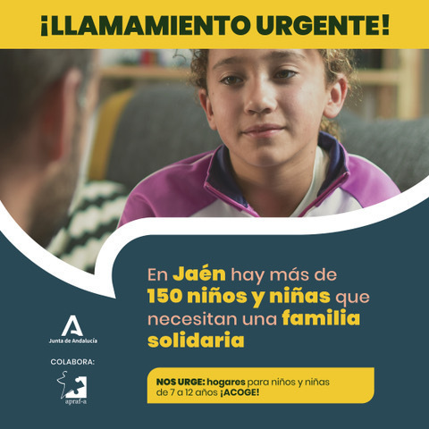 Jaén necesita más de 150 familias de acogida 2 llamamiento urgente Jaén 002