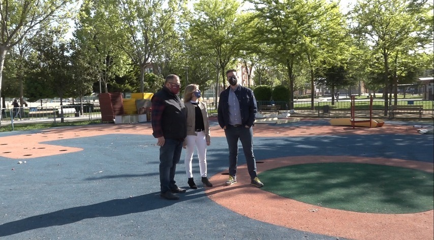 Mejoras en la zona infantil del Parque Norte de Úbeda