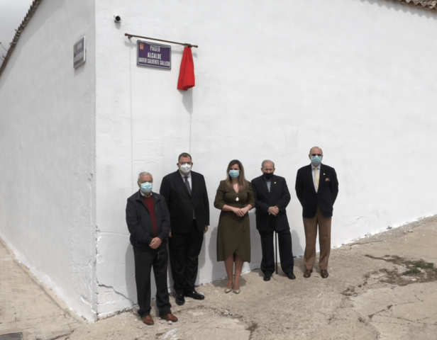 Inaugurado el nuevo “Paseo Alcalde Javier Calvente Gallego”