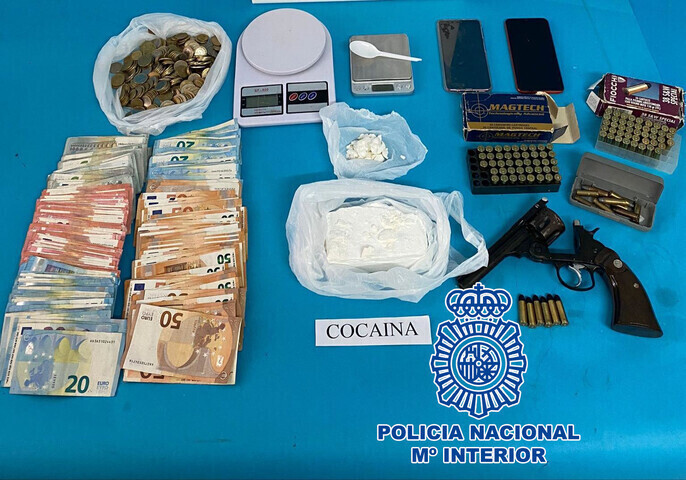 La Policía Nacional desmantela en Linares un punto de abastecimiento provincial de cocaína