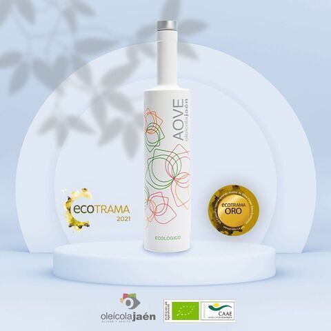 El AOVE ecológico de Oleícola Jaén, reconocido con el galardón «Ecotrama»