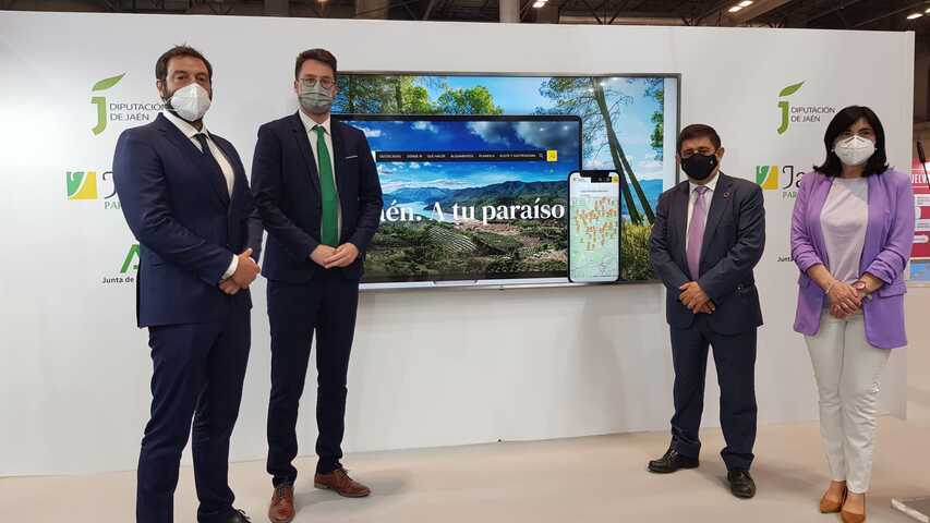 Diputación renueva la promoción digital de la provincia con una nueva plataforma de Jaén,  Paraíso Interior