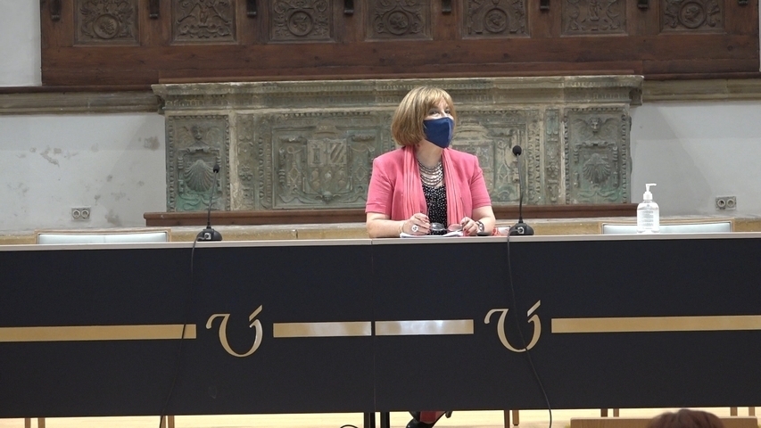 Adela Tarifa inauguró el ciclo de conferencias sobre Andrés de Vandelvira en Úbeda