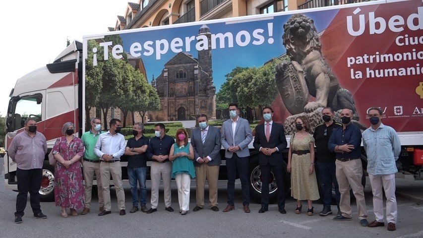 ALCISER presenta la flota de vehículos promocionales de Úbeda Patrimonio de la Humanidad