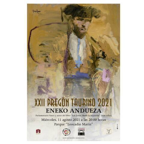 Comienza la XXII edición del Pregón taurino por Eneko Andueza en la ciudad de Baeza 2 CARTEL PREGON