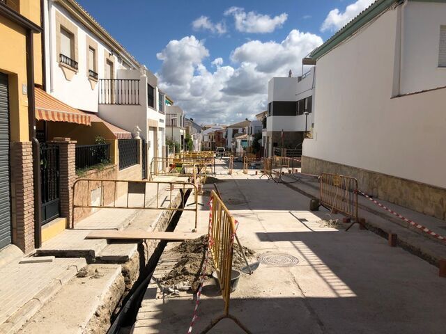 Las obras de mejora de la red de agua del Barrio de las Sierras a punto de finalizar