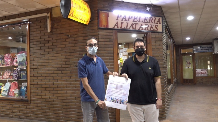 Juventudes Socialistas de Baeza organiza una campaña de recogida solidaria de material escolar para el alumnado más desfavorecido