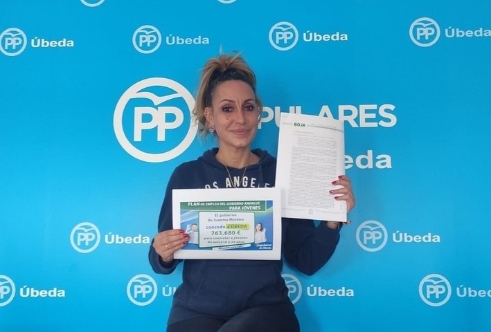 El PP aplaude la “apuesta” del Gobierno andaluz por los jóvenes ubetenses