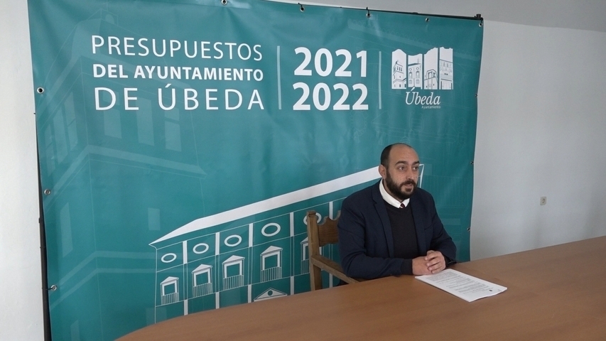 El concejal de Hacienda de Úbeda presenta las partidas más destacadas del Presupuesto municipal para 2022