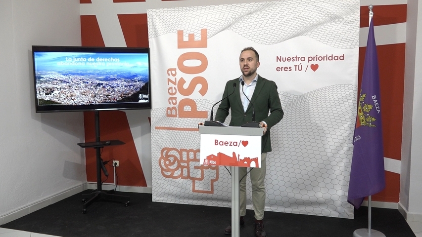 El PSOE de Baeza denuncia «el abandono de la provincia de Jaén por parte del Gobierno Andaluz»