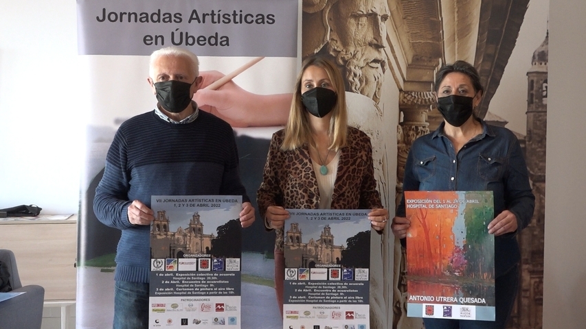Presentada la VII edición del Certamen de Pintura al Aire Libre «Ciudad de Úbeda»
