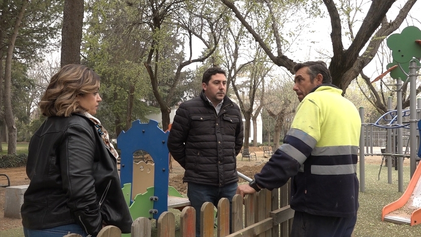 Comienzan las intervenciones en el Parque Leocadio Marín