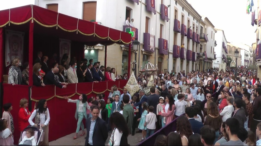 Semana Santa en La Loma 2022 · Virgen de la Cabeza y  Niño Jesús, Baeza