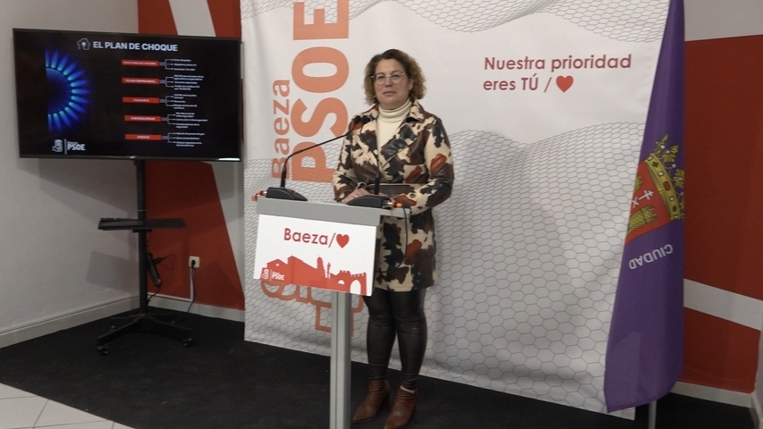 El PSOE defiende en Baeza el Plan de Choque de Respuesta a la Guerra