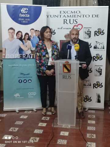 El Ayuntamiento de Rus y FAECTA firman un convenio para promover el cooperativismo