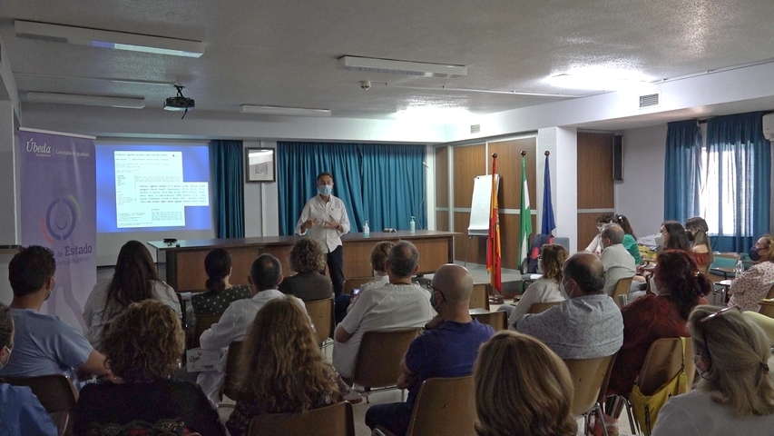 Primer taller para prevenir la violencia de género en el Hospital San Juan de la Cruz de Úbeda