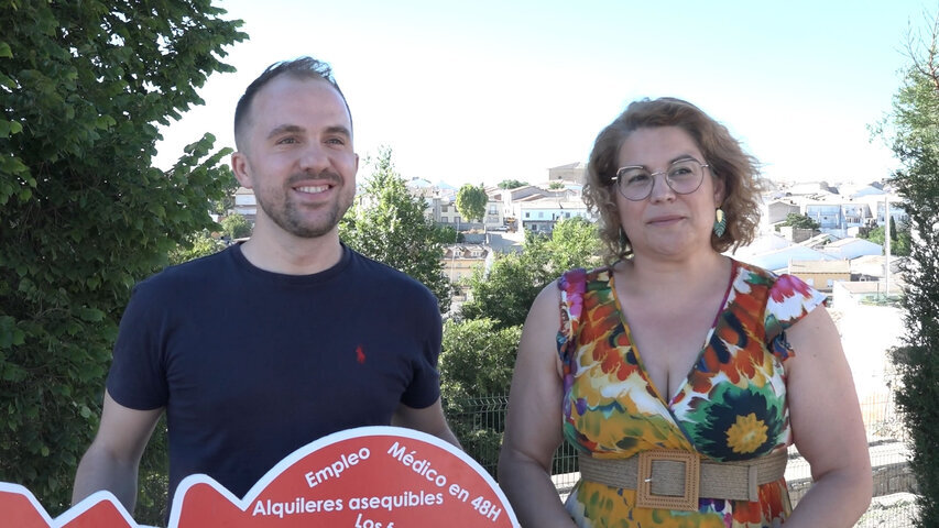 Alfonso García subraya en Baeza las apuestas programáticas del PSOE para las elecciones del 19 de junio