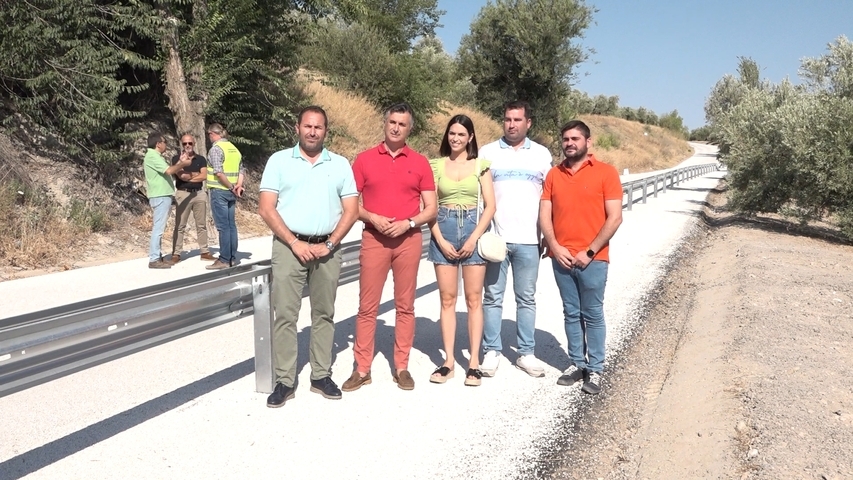 Finalizadas las obras de la carretera JV-3045 de Ibros a Capones