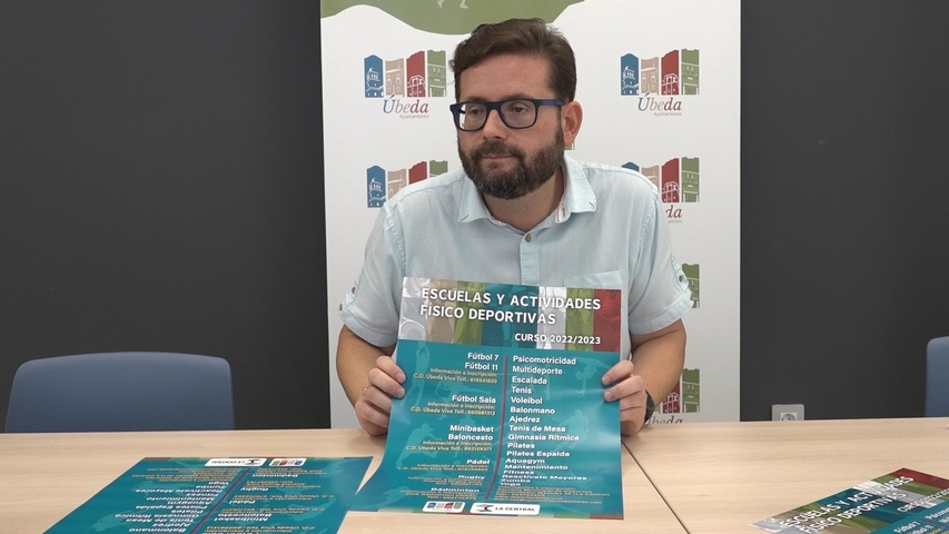 Presentadas en Úbeda las escuelas municipales y actividades físico deportivas para el curso 2022/2023