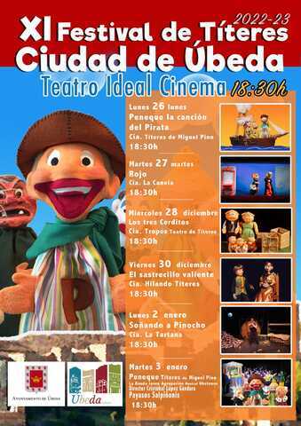 Llega un año más el Festival de Títeres a Úbeda con su 11ª edición 2 Programacion del XI Festival de Titeres