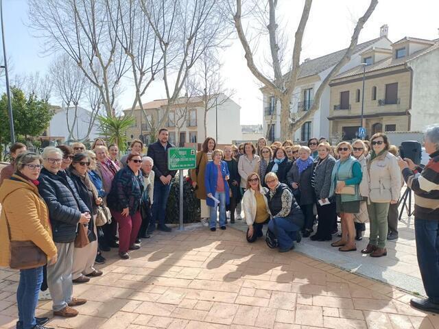 Baeza dedica un parque a Leonor Izquierdo en el marco de la Semana Machadiana