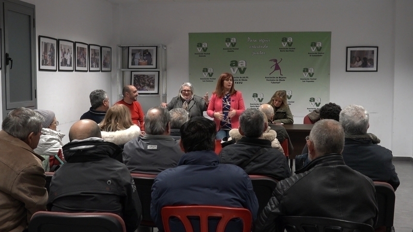 El PSOE de Úbeda se reúne con los vecinos del Barrio San Pedro, las Canteras y Puerta del Sol