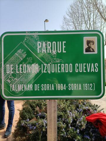 Baeza dedica un parque a Leonor Izquierdo en el marco de la Semana Machadiana 2 PARQUE LEONOR IZQUIERDO CUEVAS BAEZA