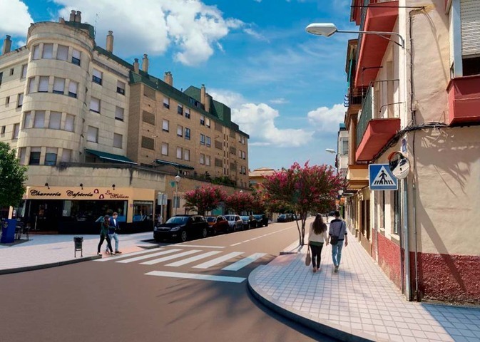 Licitación de las obras de la calle Blas Infante de Úbeda 3 RENDERIZADO BLAS INFANTE 1 1