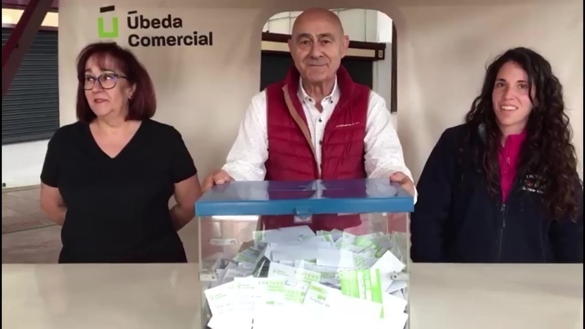Celebrado en Úbeda el primer sorteo de la campaña "Juntos hacemos Mercado” 2 sorteo mercado abastos ubeda