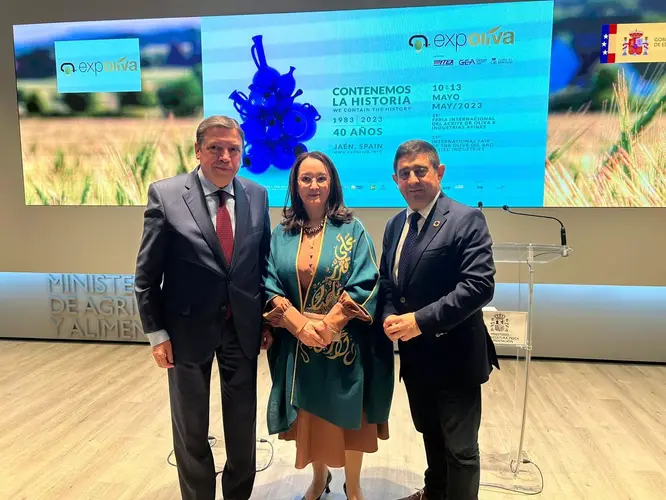 Reyes resalta las buenas expectativas de Expoliva 2023, que contará con 290 expositores y todo el espacio ocupado