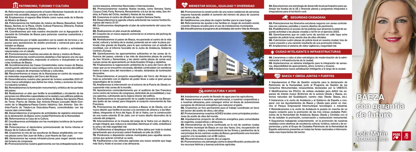 Lola Marín presenta su programa electoral para las elecciones municipales en Baeza 2 1 jpg