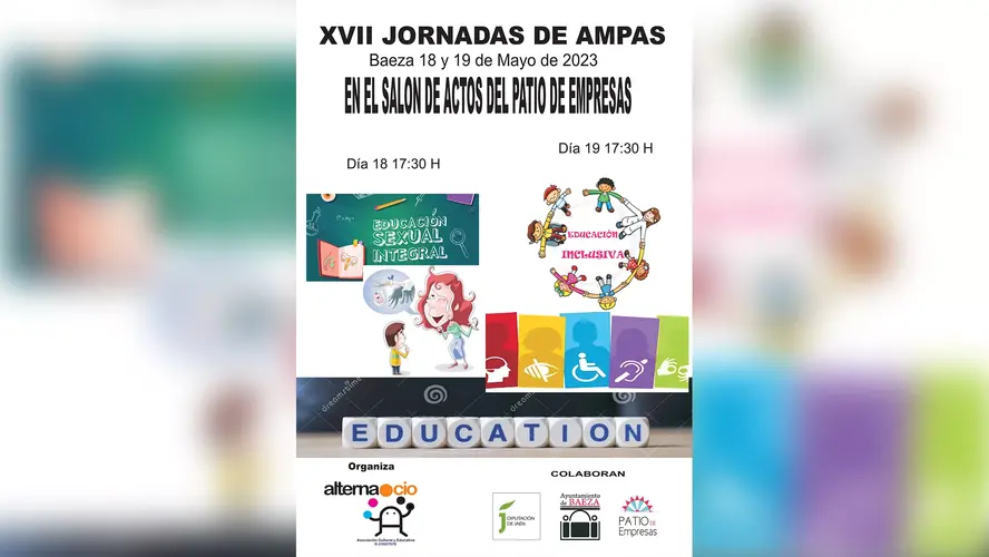 Cartel XVIII Jornadas de AMPAS 2023 jpg