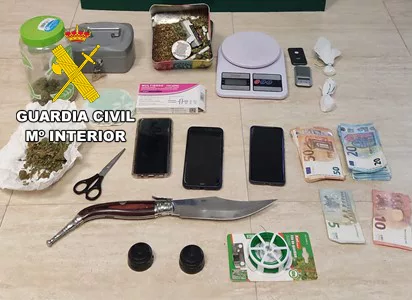 La Guardia Civil ha detenido a los dos presuntos autores de un Delito Contra la Salud Pública