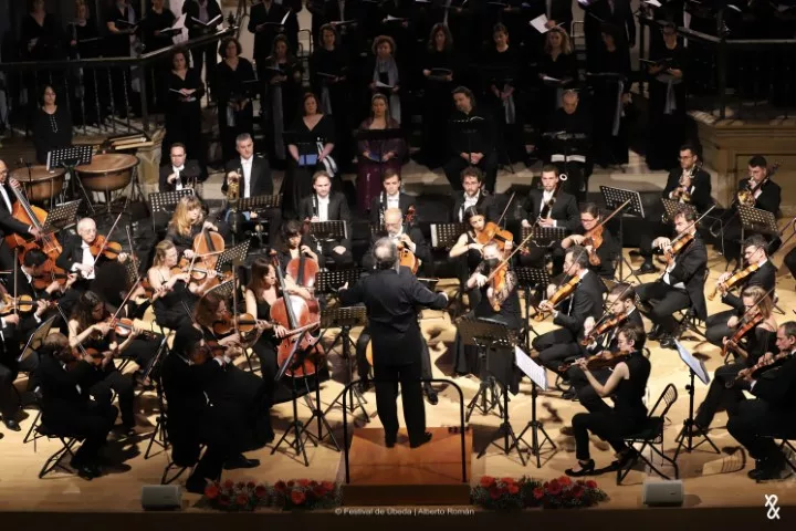 Monumental concierto de la Orquesta y Coro de la Comunidad de Madrid en el Festival de Úbeda