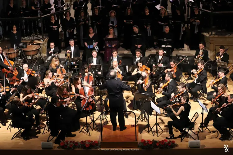 Monumental concierto de la Orquesta y Coro de la Comunidad de Madrid en el Festival de Úbeda