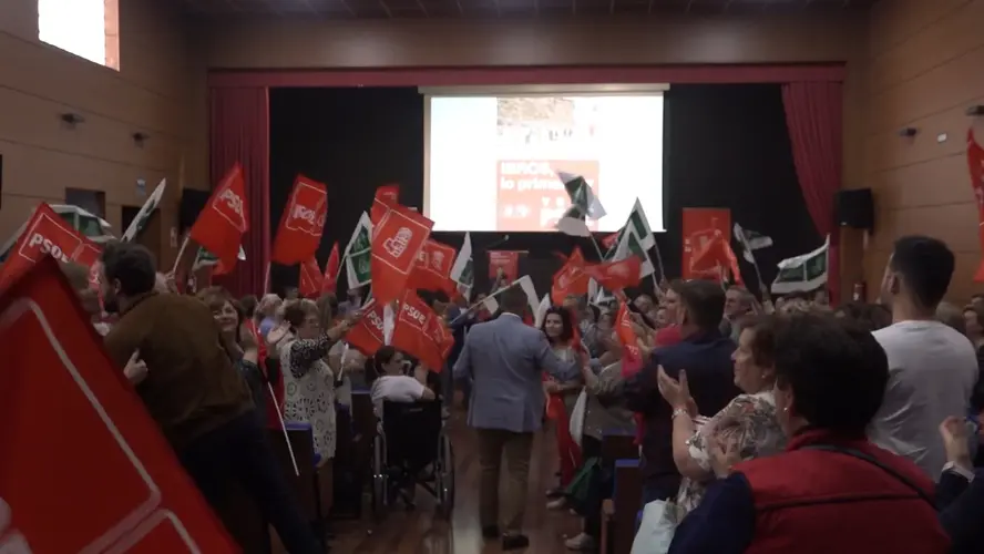 Multitudinario acto final de campaña del PSOE de Ibros